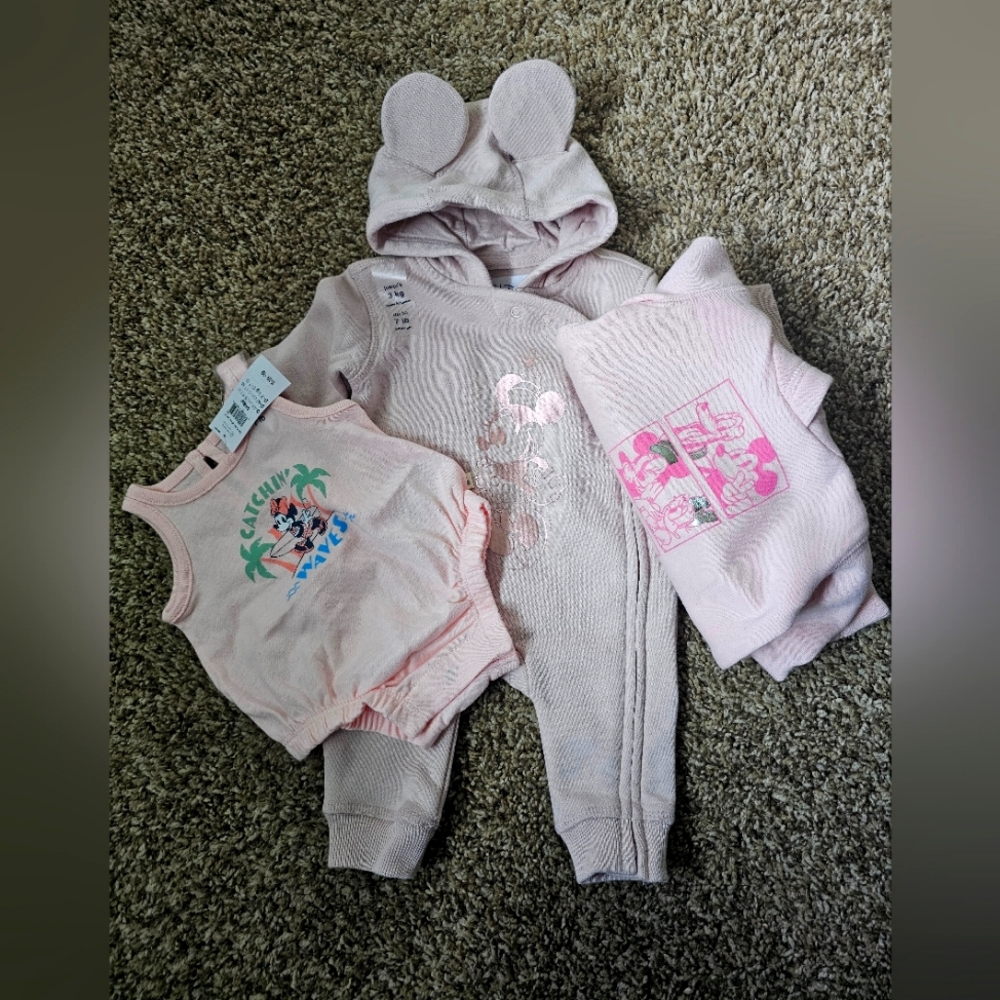 Baby Girl Disney Minnie Mouse Lot